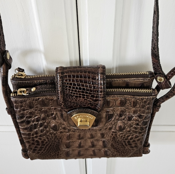 Brahmin Pecan Mojito Melbourne Leather Crossbody - Picture 5 of 13